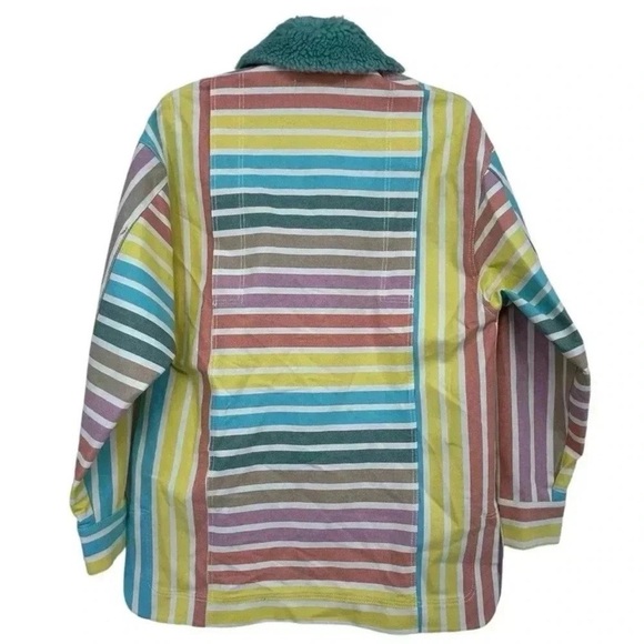 Nocturne Rainbow Striped Shacket XS NWT - Picture 3 of 14
